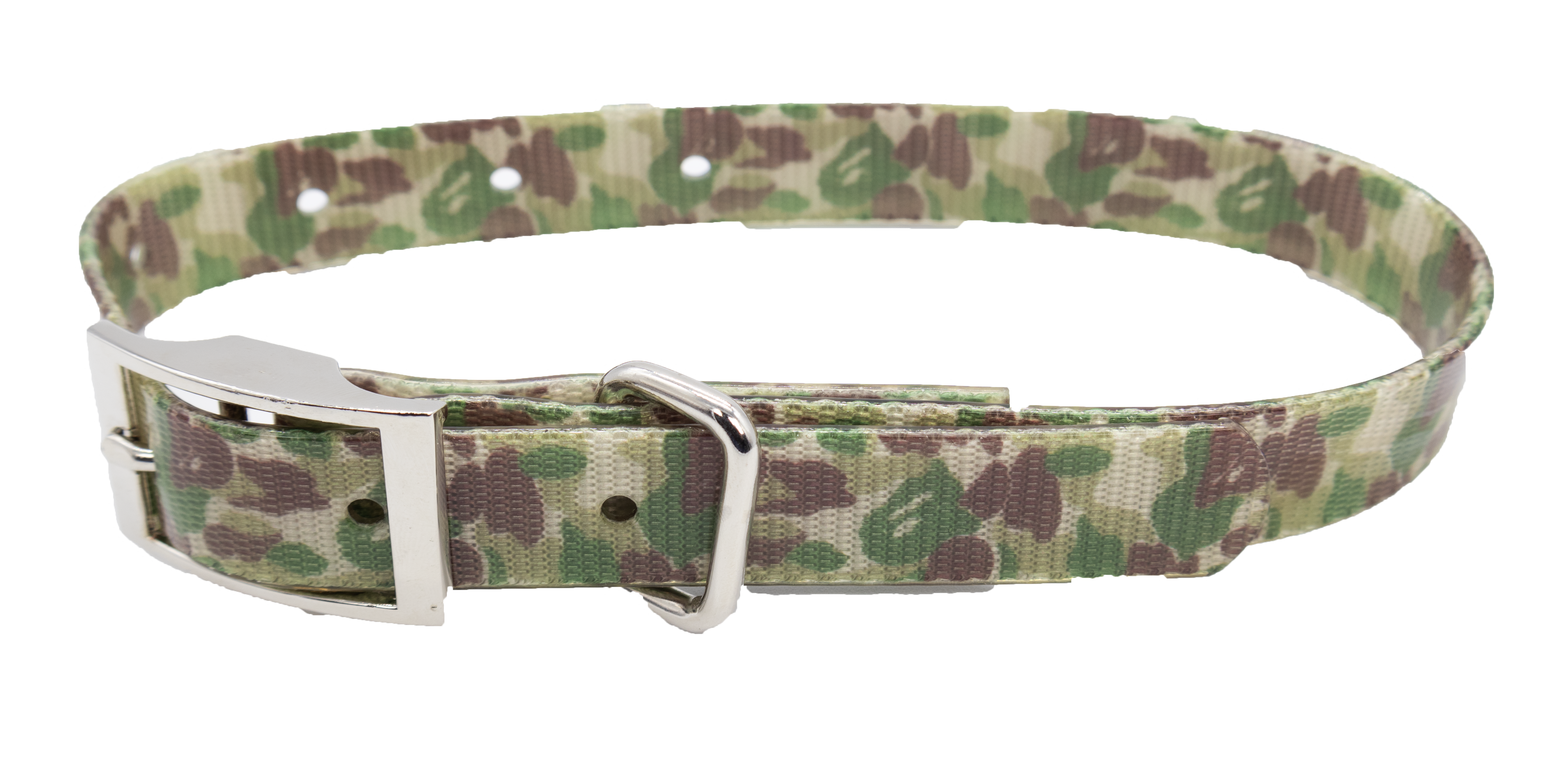 Collar Perro Camuflaje Verde M